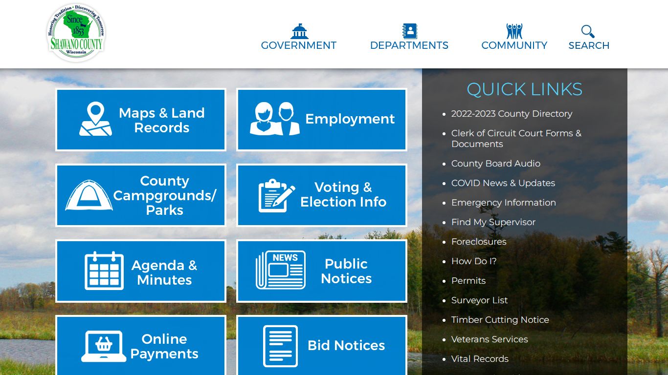 Shawano County » Departments » Land Information » Maps & Land Records